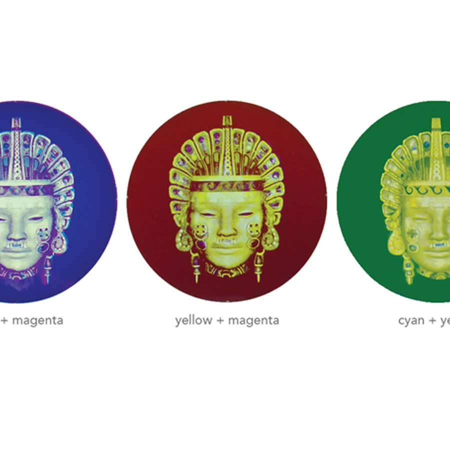 Glass Gobos — Multi-colour image