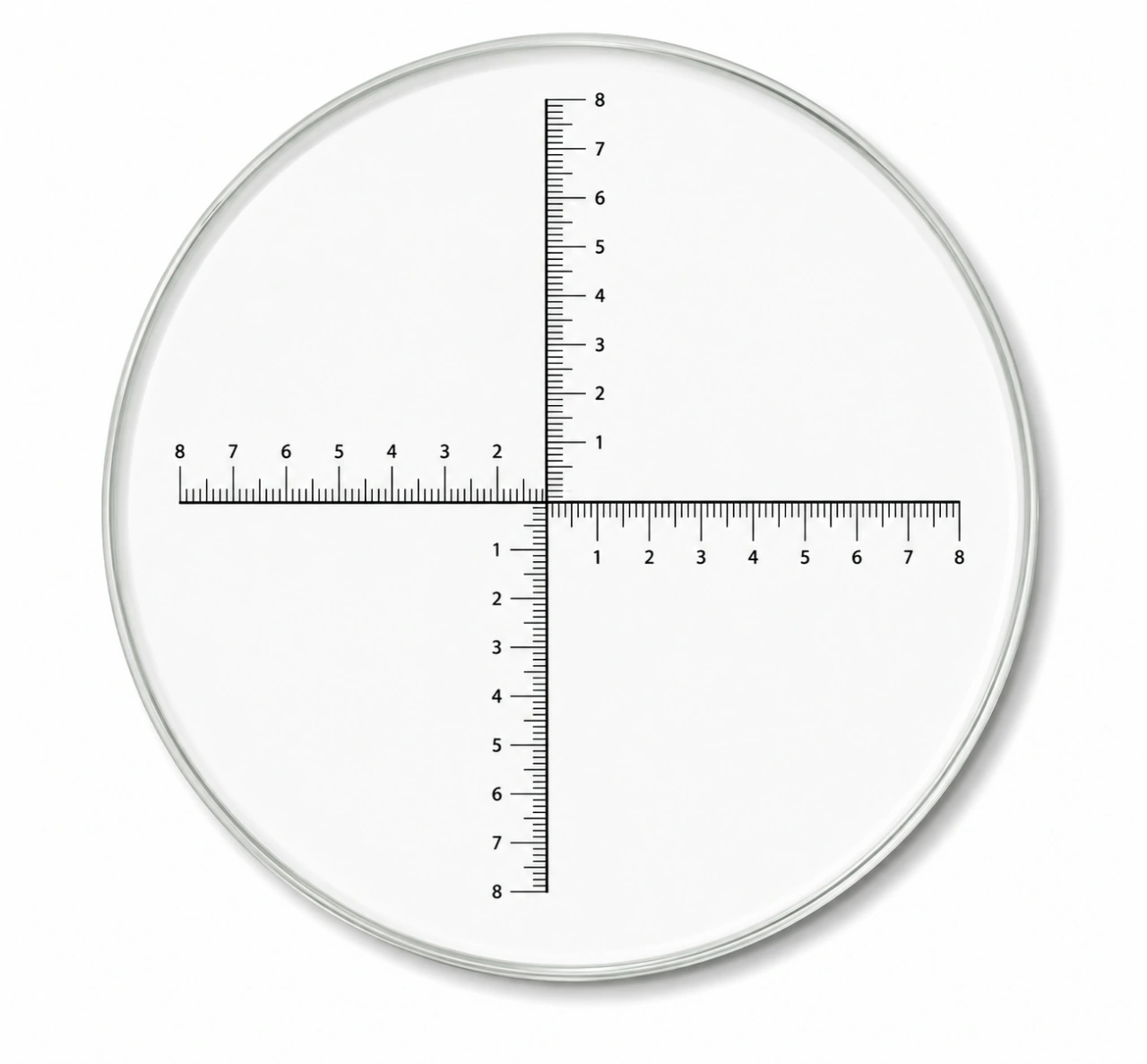 Crossed-Scale Reticles
