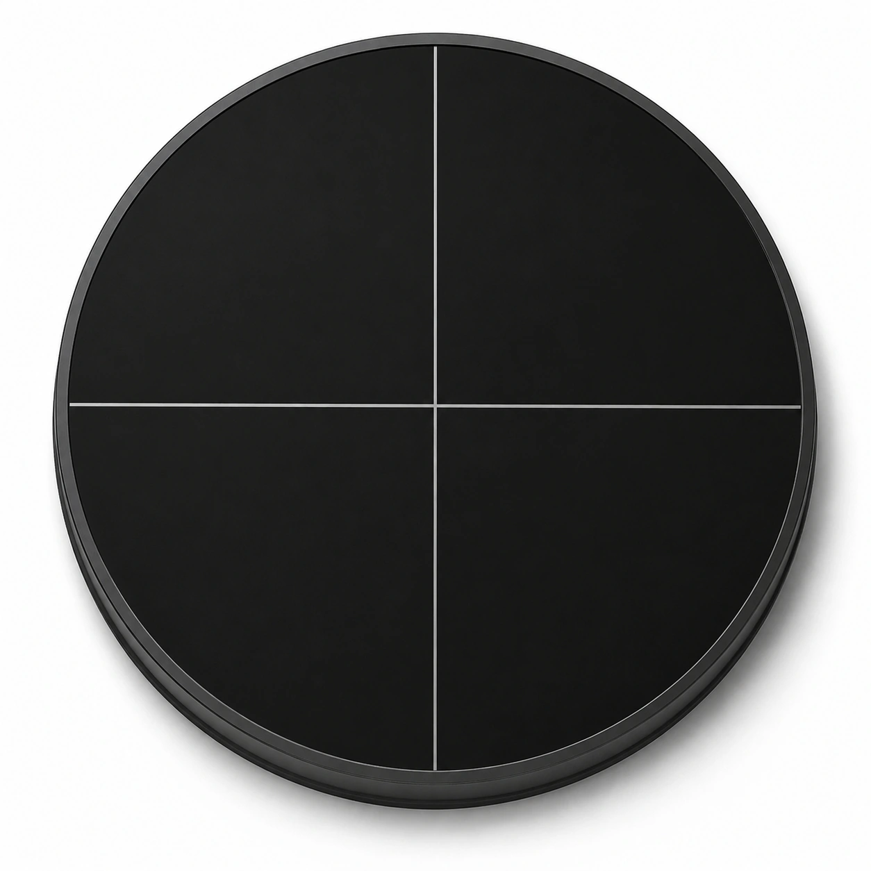 Crosshair Reticles — Light crosshair on a dark field