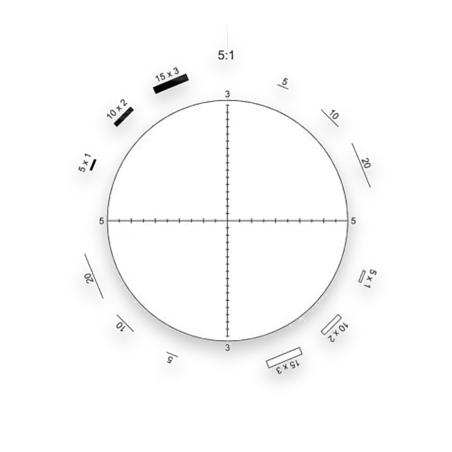 Walton–Beckett Fibre-Counting Graticules — G24