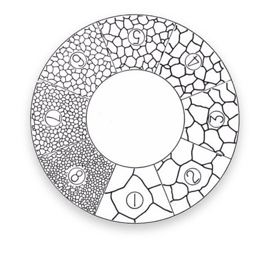 Grain-Size Comparison Reticles