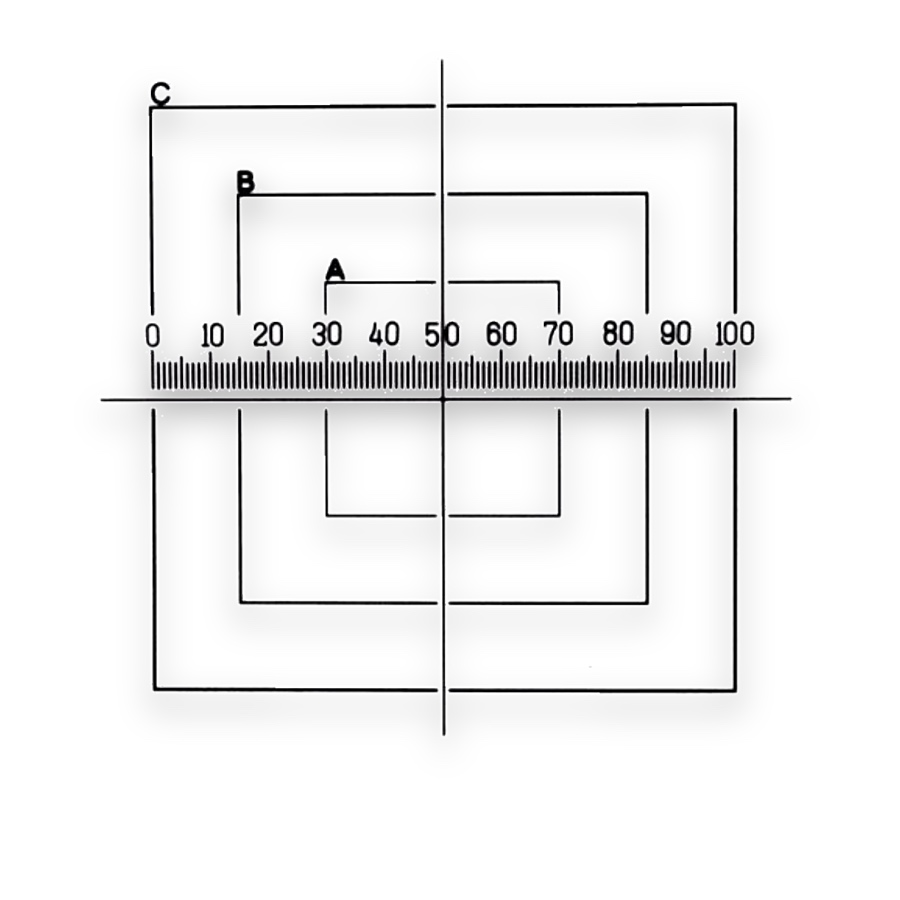 Particle-Sizing Comparison Reticles — G23