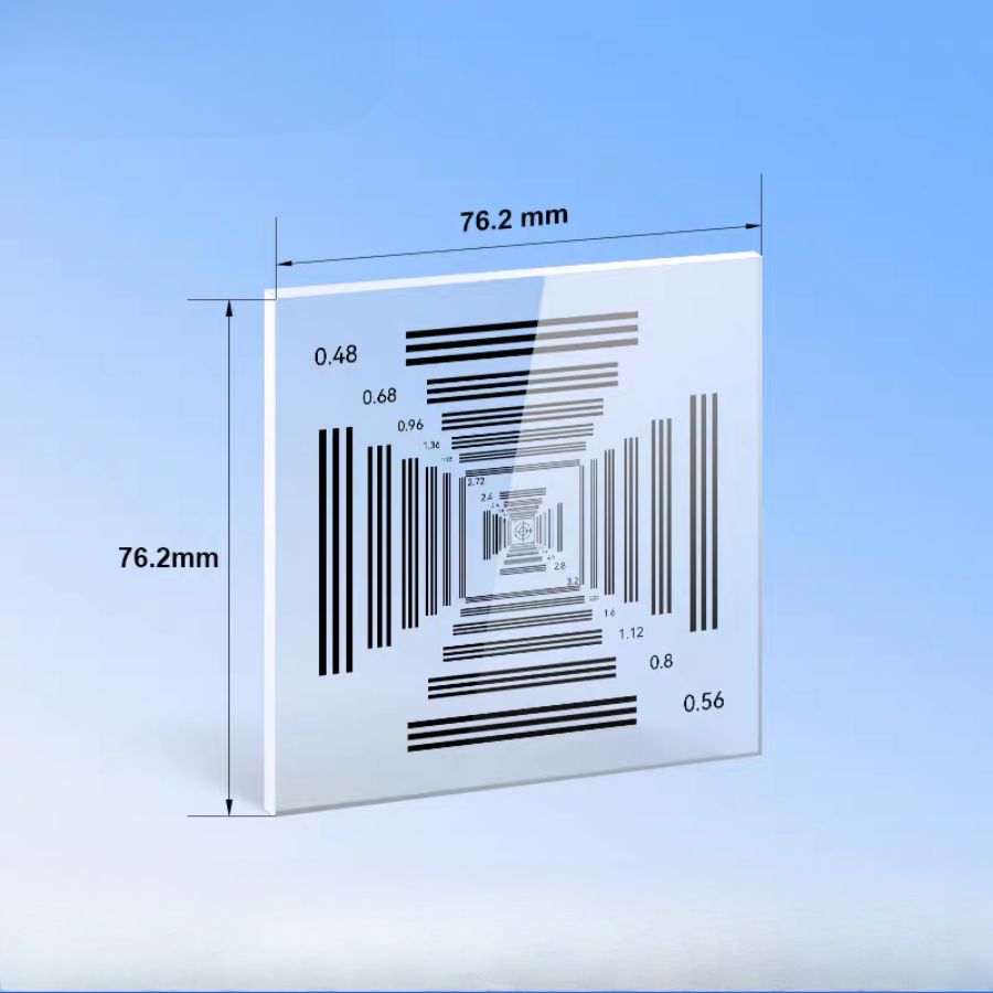 NBS 1952 Resolution Targets: Four-direction bars / clear field