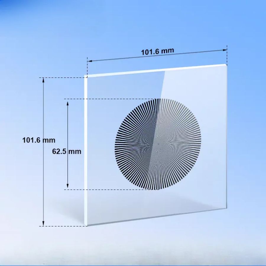 Siemens Star Targets: Fine star / 62.5 mm field